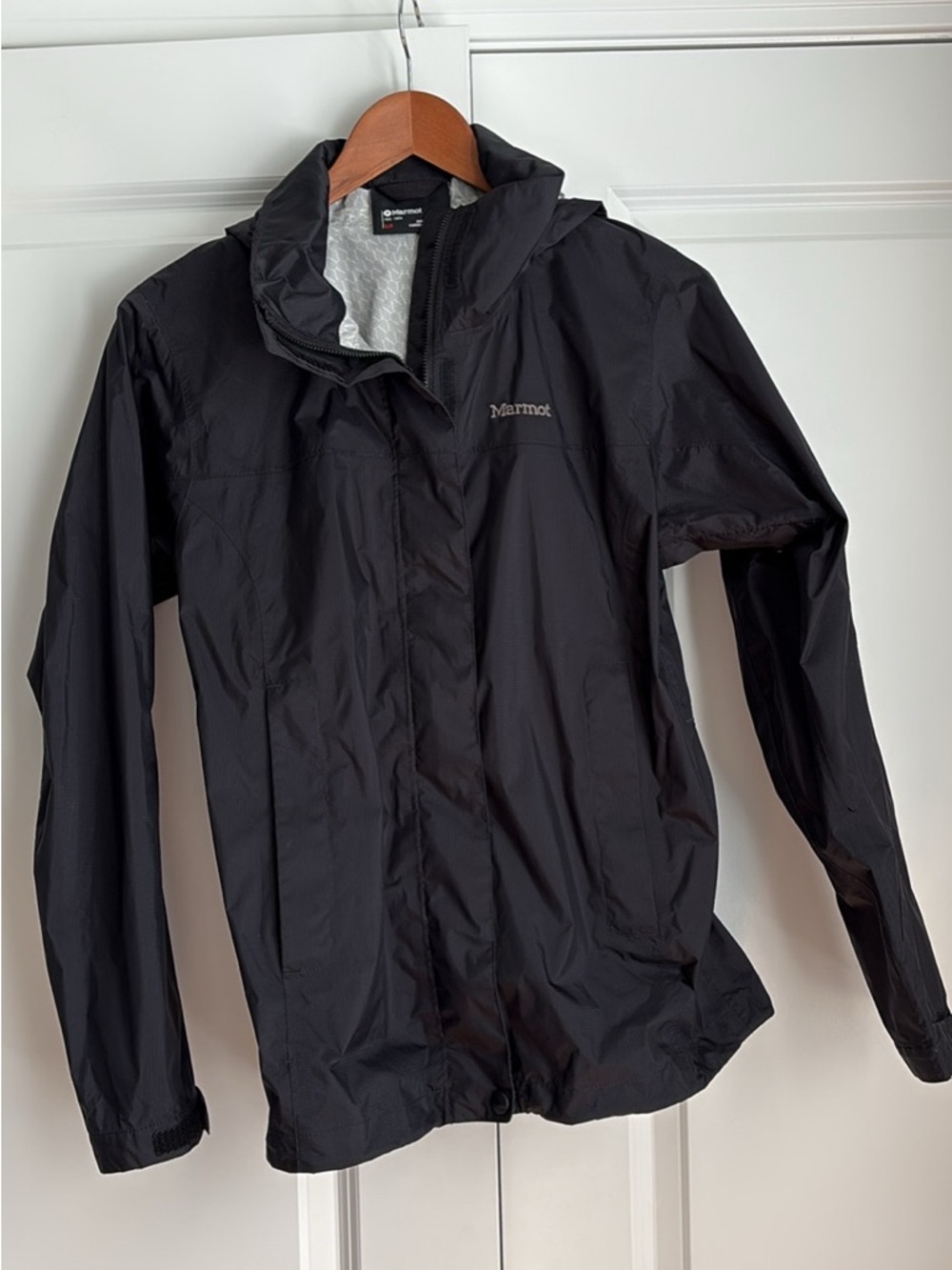 Marmot Women's Black Hooded Waterproof Ski Jacket